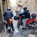 ...o degli scooter dotati di porta bombole dietro la sella. Pensare che mio padre allinizio usava la bicicletta...